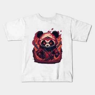 EVIL NINJA PANDA Kids T-Shirt